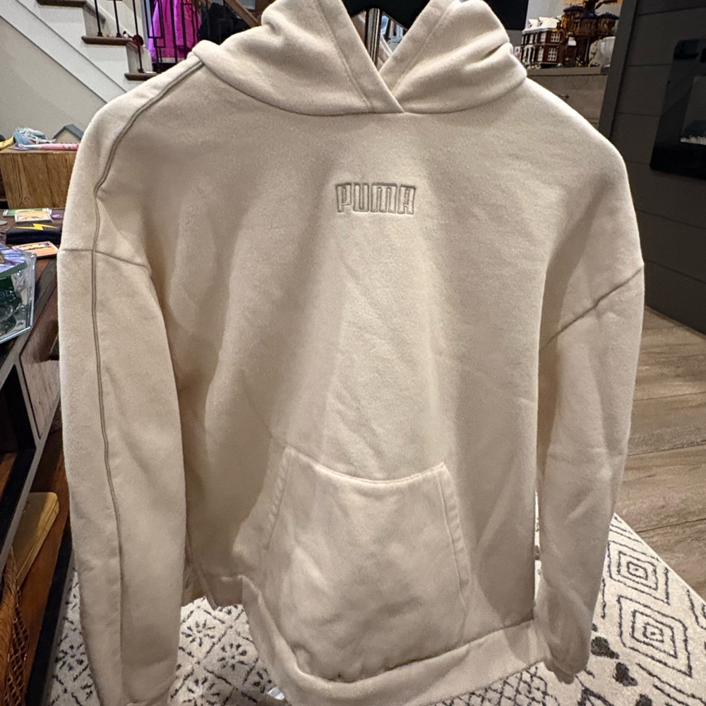 PUMA Men's Off-White Hoodie